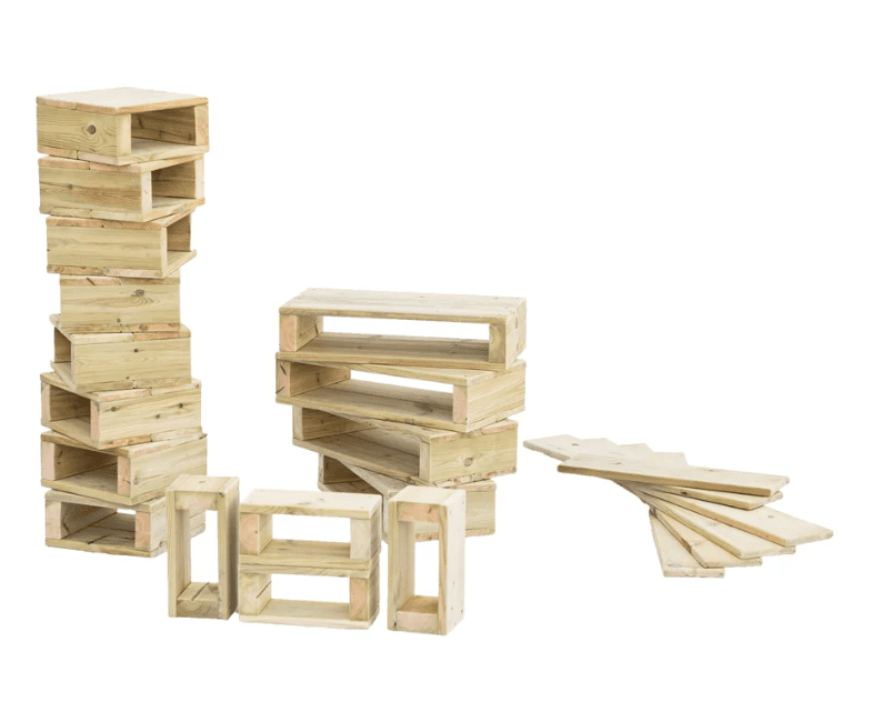 22pc Outdoor Wooden Building Block Set 22pc Outdoor Wooden Building Block Set