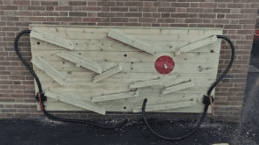 Large Water Wall with Water Wheel Large Water Wall with Water Wheel