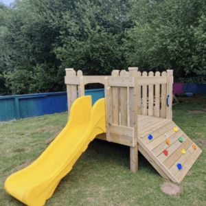 Climbing Platform and Slide Climbing Platform and Slide