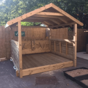 XL Sandpit Stage and Shelter XL Sandpit Stage and Shelter