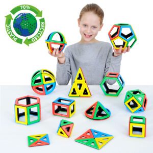 Magnetic Polydron Mathematics Set – 118pcs