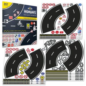Nexus Highways Road Sticker Set – 12 Sheets