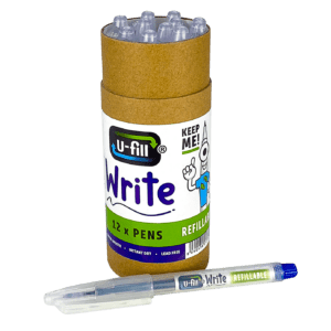 U-Fill Write Pen 0.7mm Blue – 12pcs